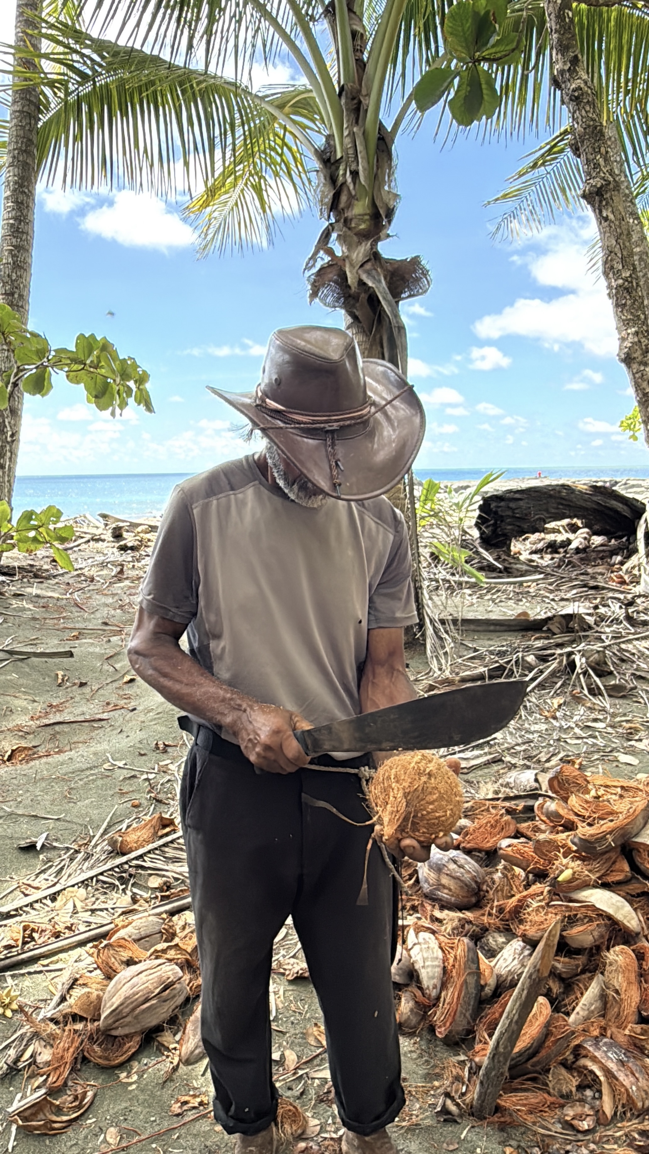 Coconut man